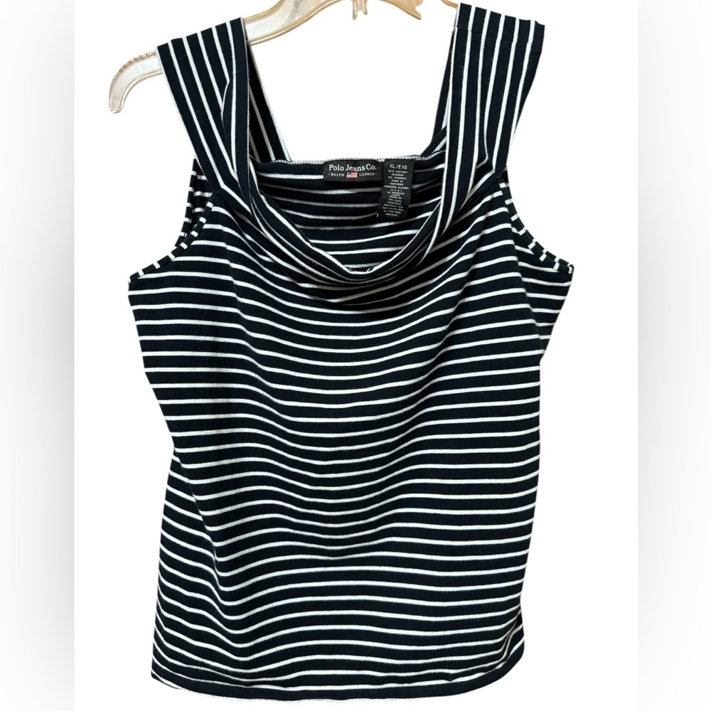 Classic and elegant sleeveless Ralph Lauren Polo Jeans  Co. women’s shirt